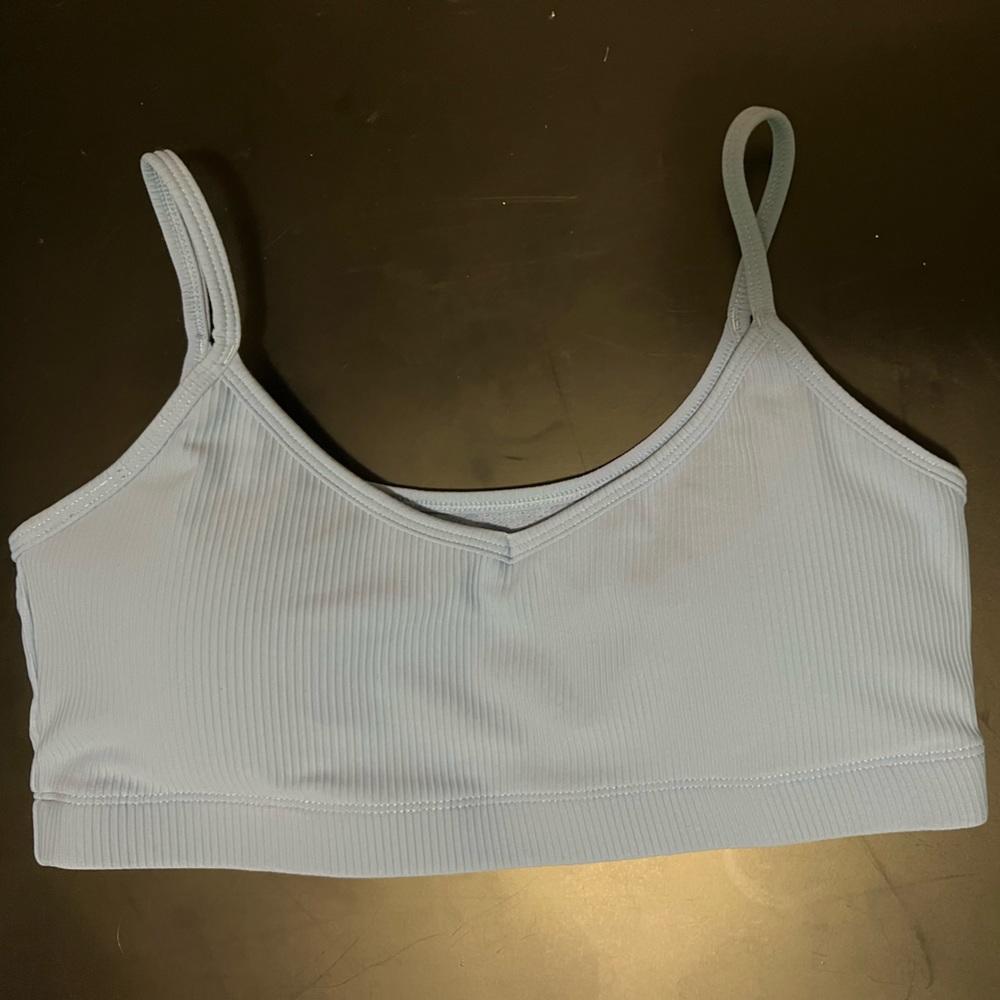 Ellie Crop in Chill out blue